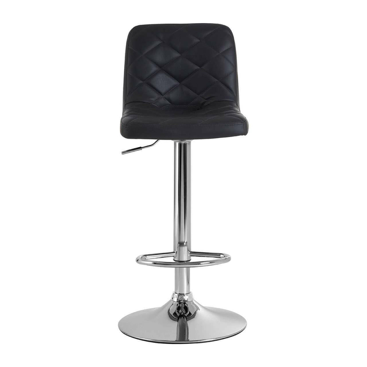 Tara Grey Faux Leather Bar Chair.