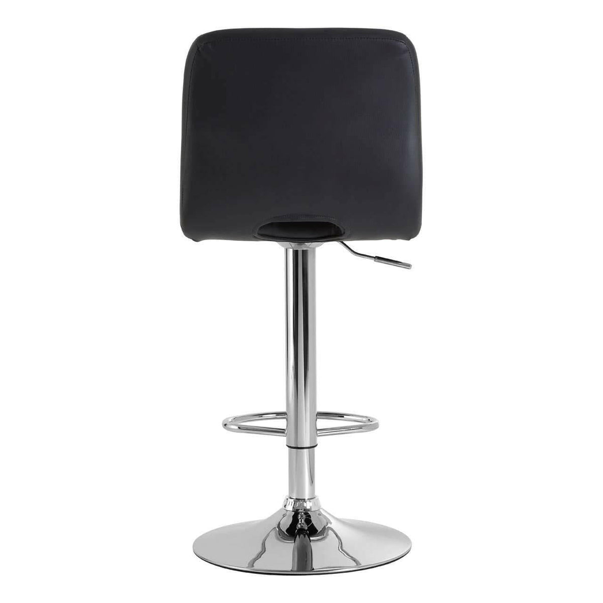 Tara Grey Faux Leather Bar Chair.