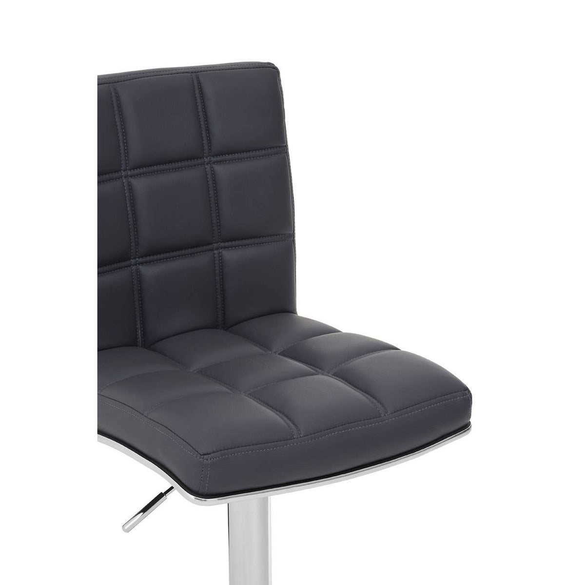 Tavor Grey Faux Leather Bar Chair.