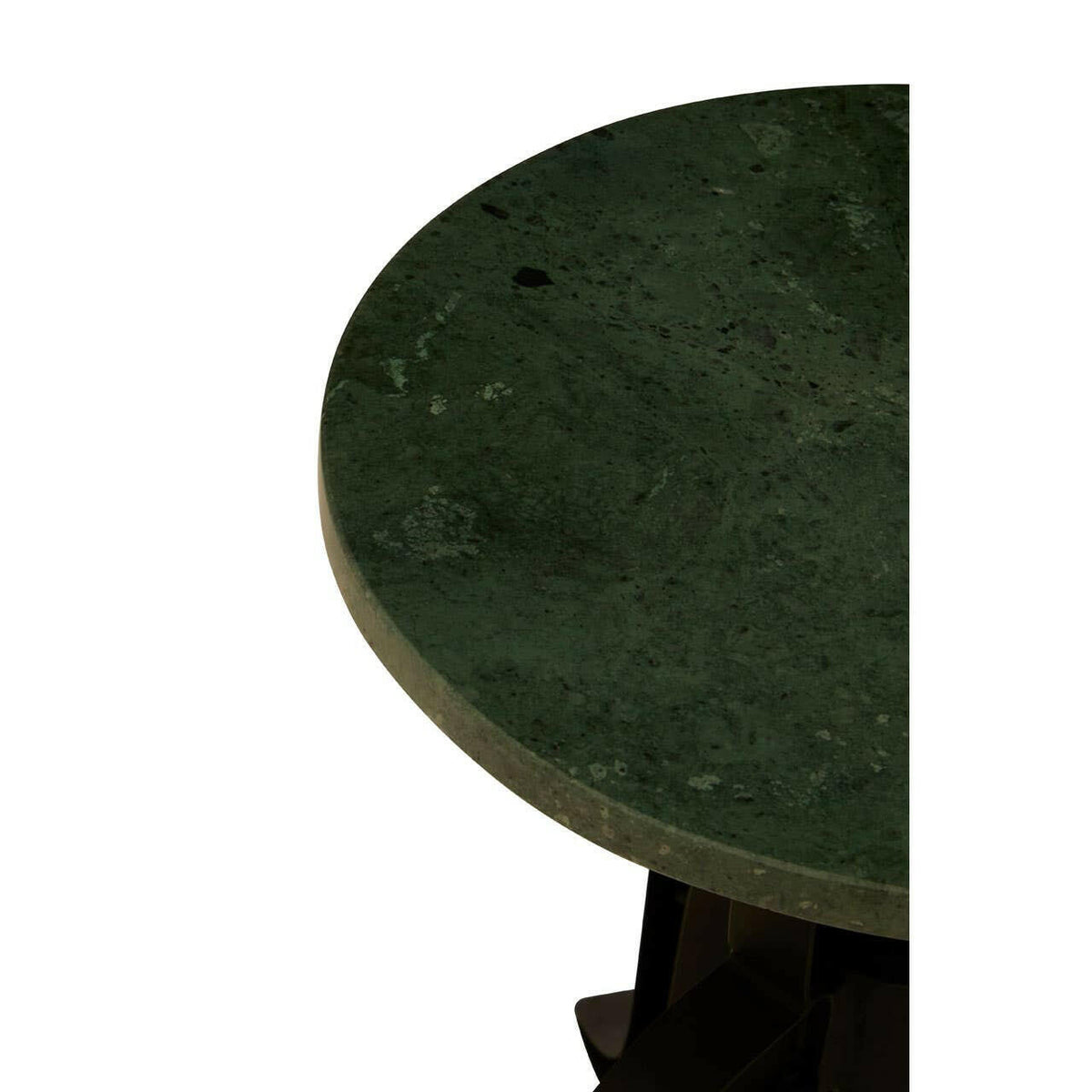 Vasco 3 Leg Bar Stool With Green Marble Top.