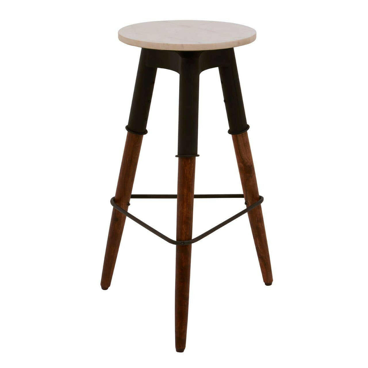 Vasco 3 Leg Bar Stool With Wood Top.