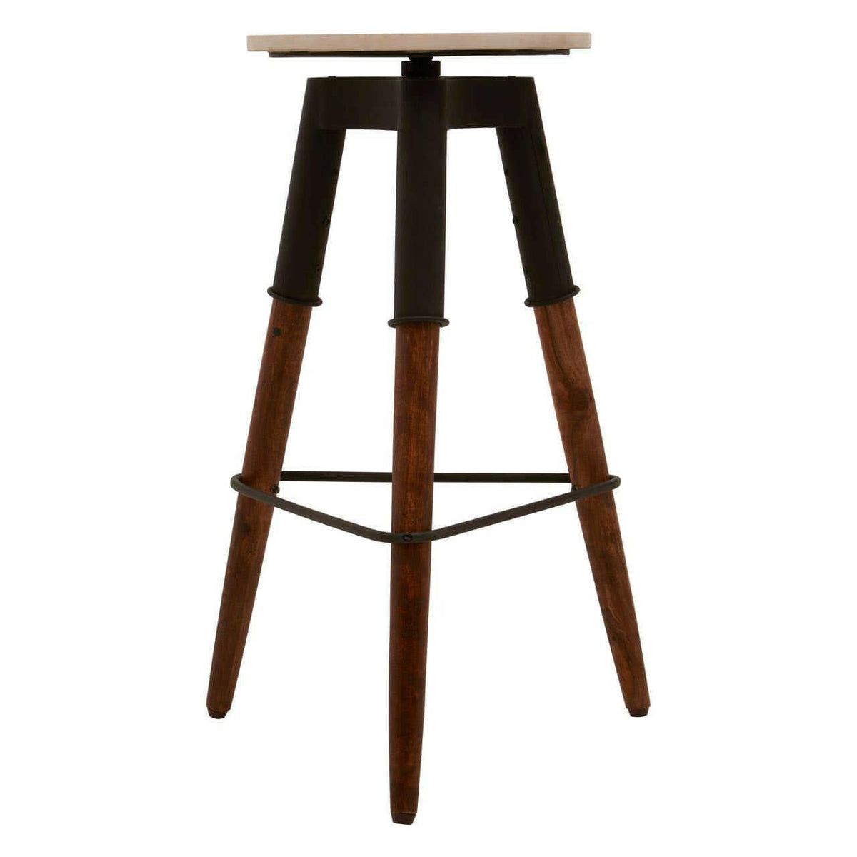 Vasco 3 Leg Bar Stool With Wood Top.