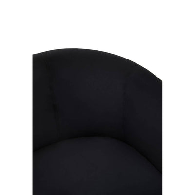 Noosa & Co. Dining Vogue Black Velvet And Matte Gold Dining Chair House of Isabella UK