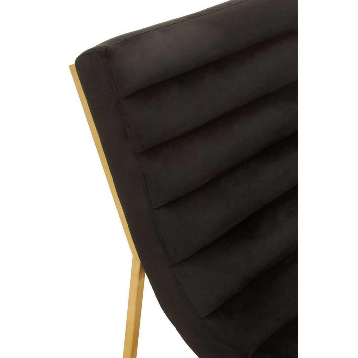 Vogue Black Velvet Cocktail Chair.