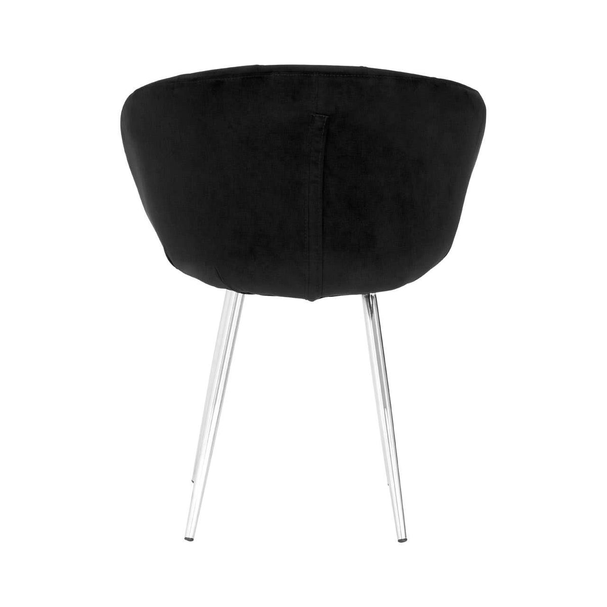 Vogue Black Velvet Dining Chair.