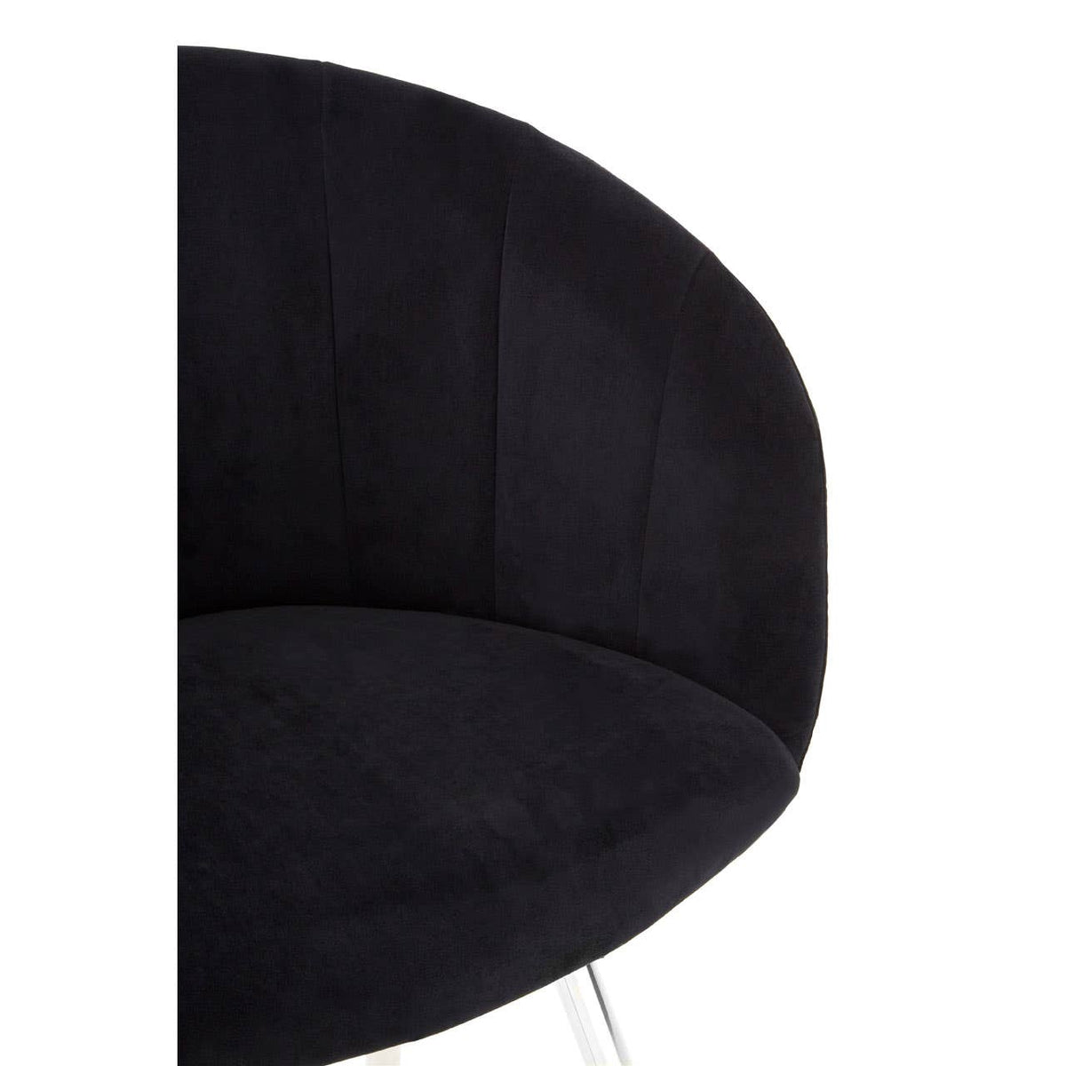 Vogue Black Velvet Dining Chair.
