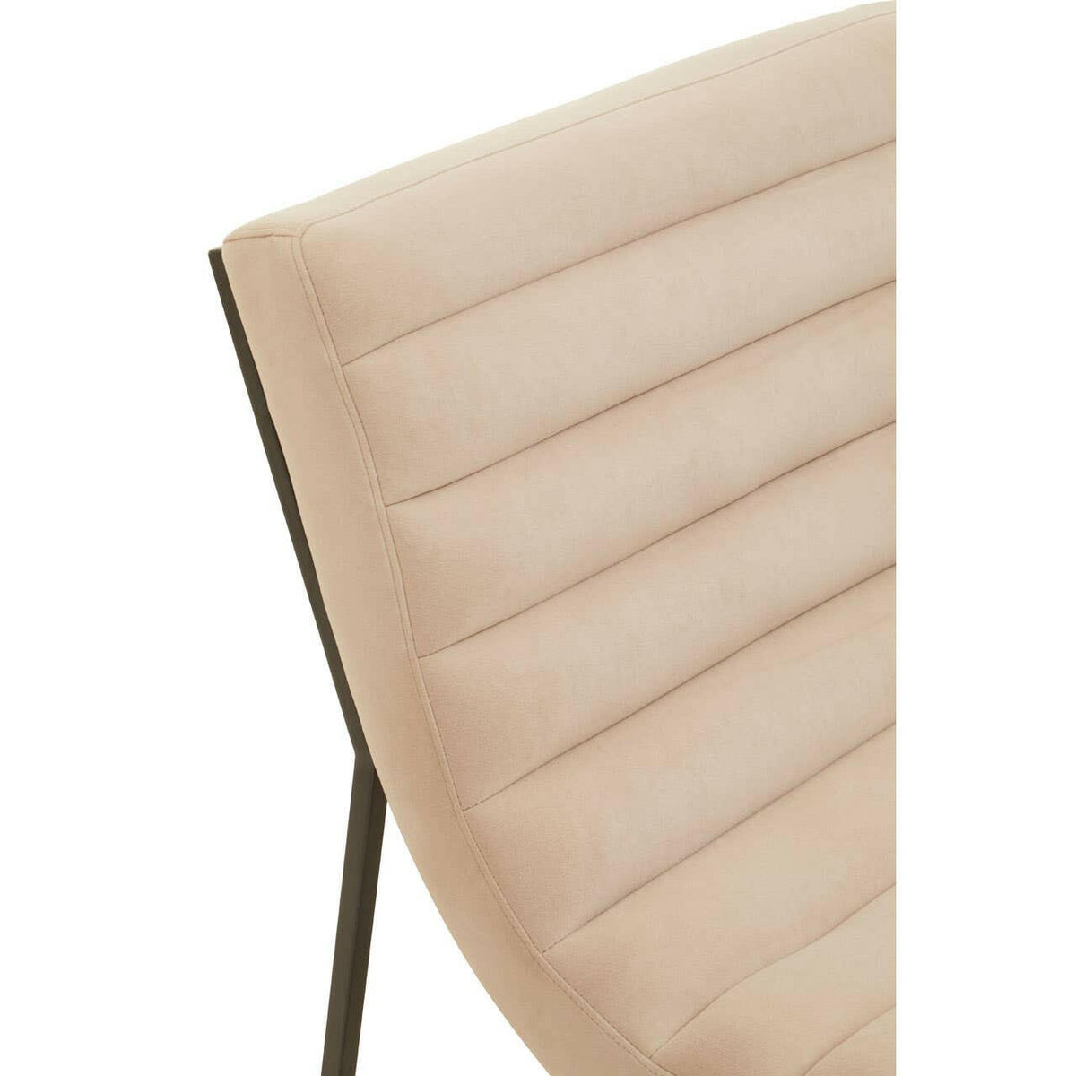 Vogue Ivory Velvet Cocktail Chair.