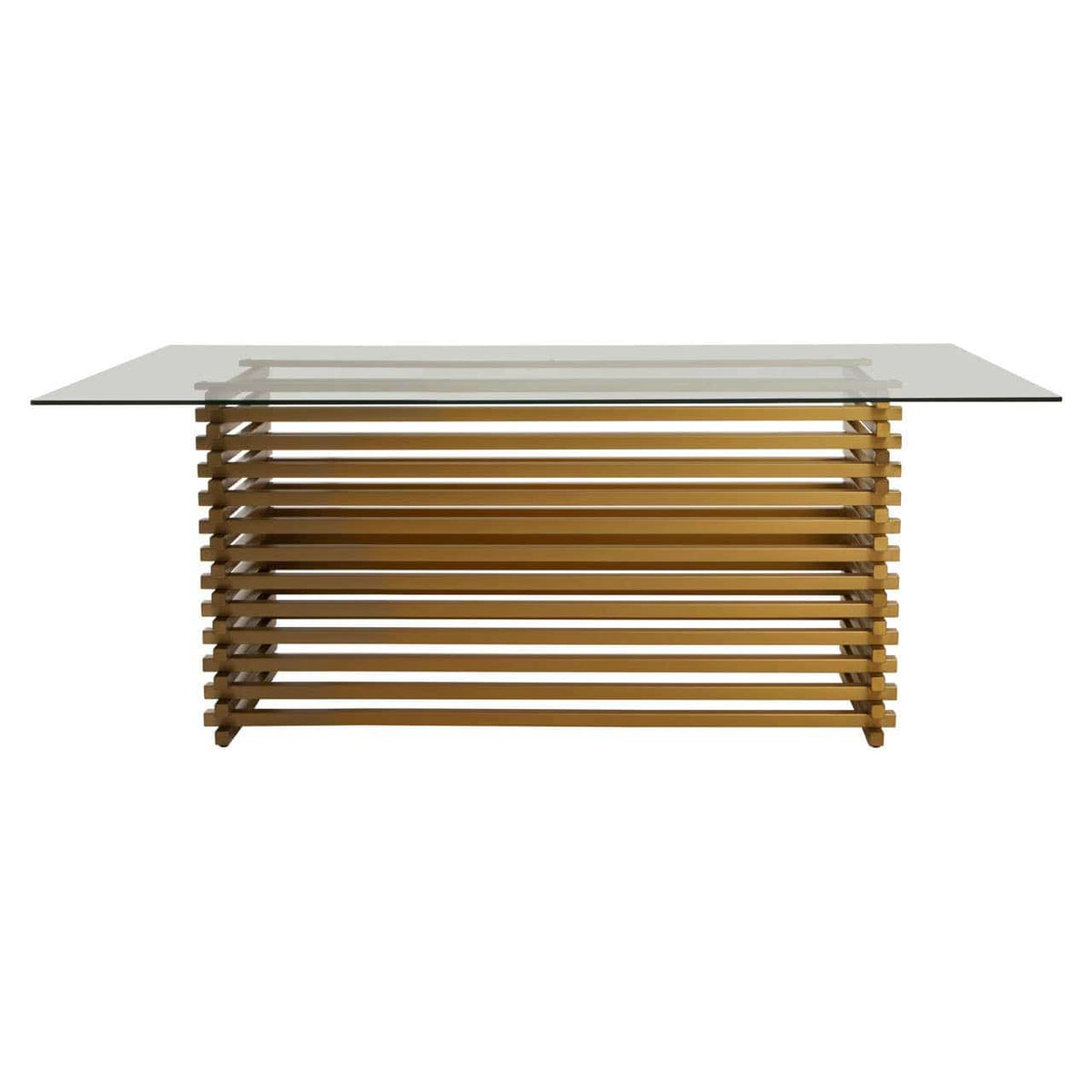 Vogue Matte Gold Dining Table..
