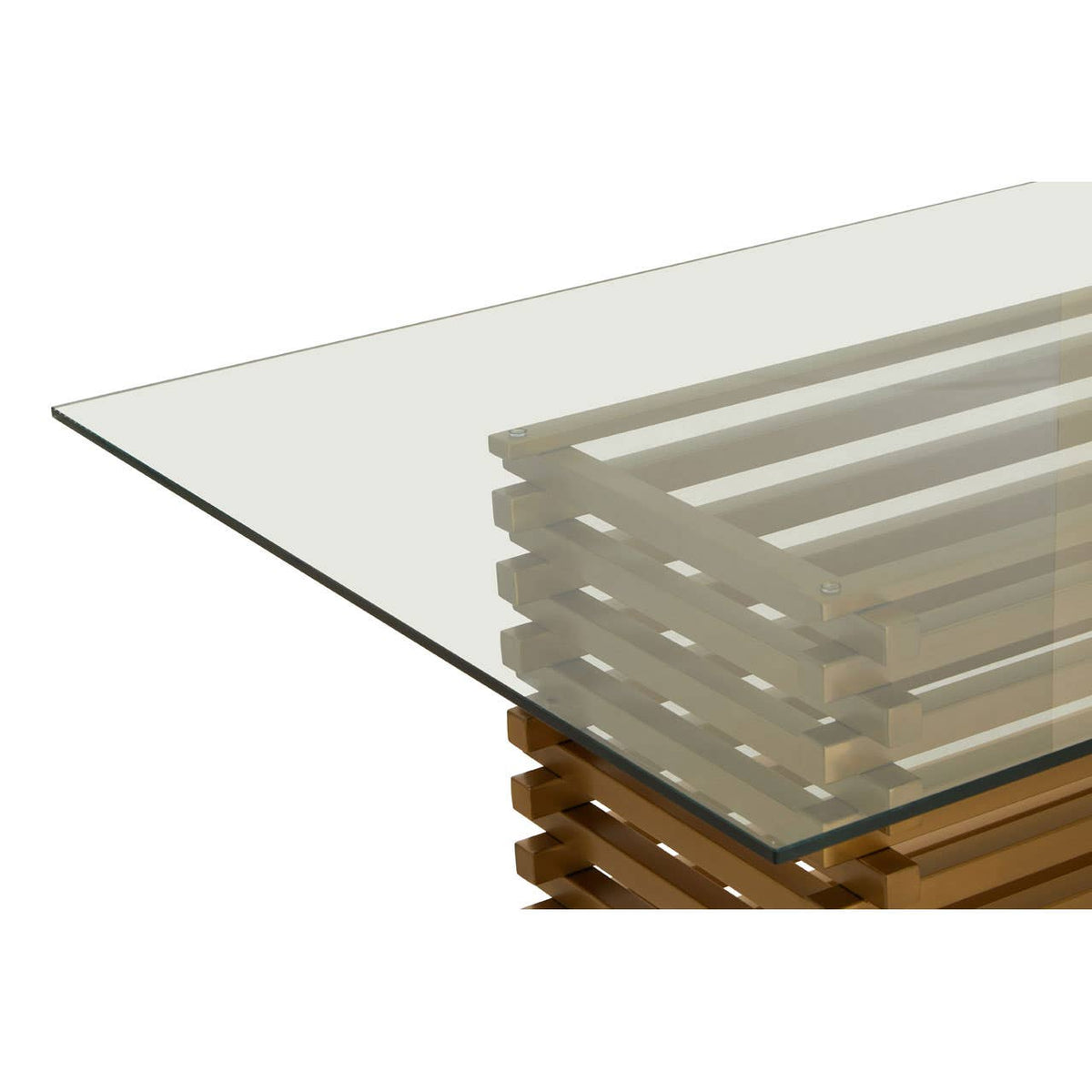 Vogue Matte Gold Dining Table..