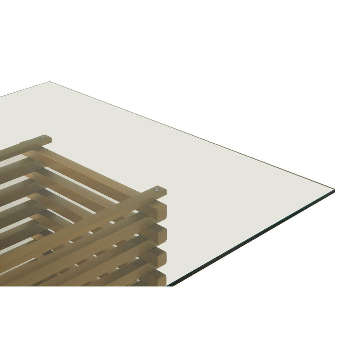 Vogue Matte Gold Dining Table..