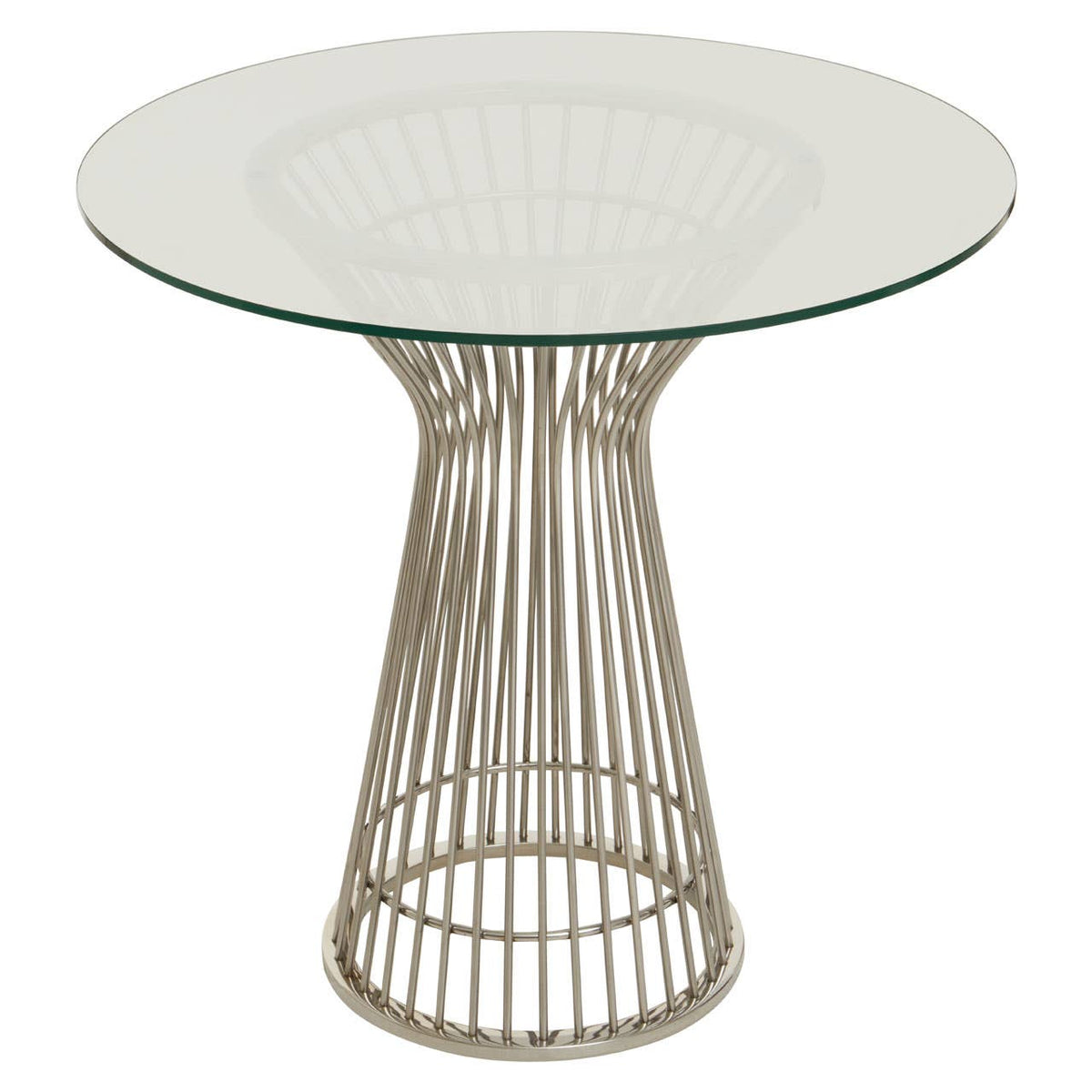 Vogue Round Silver Dining Table.