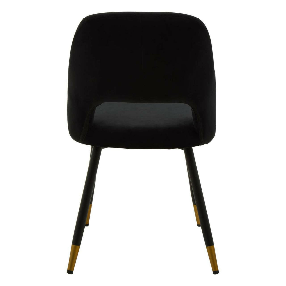 Warren Black Velvet Dining Chair.