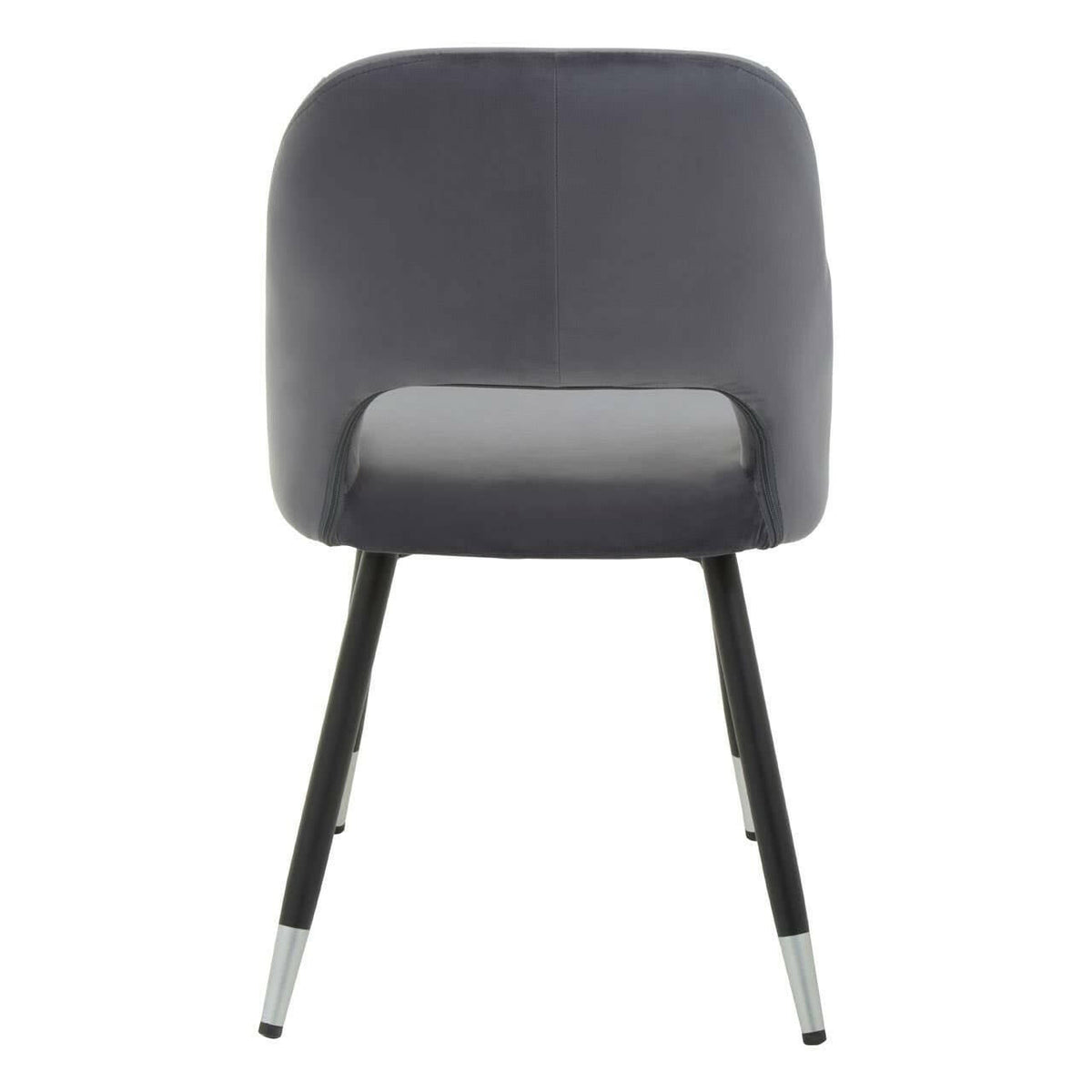 Warren Grey Velvet Dining Chair.