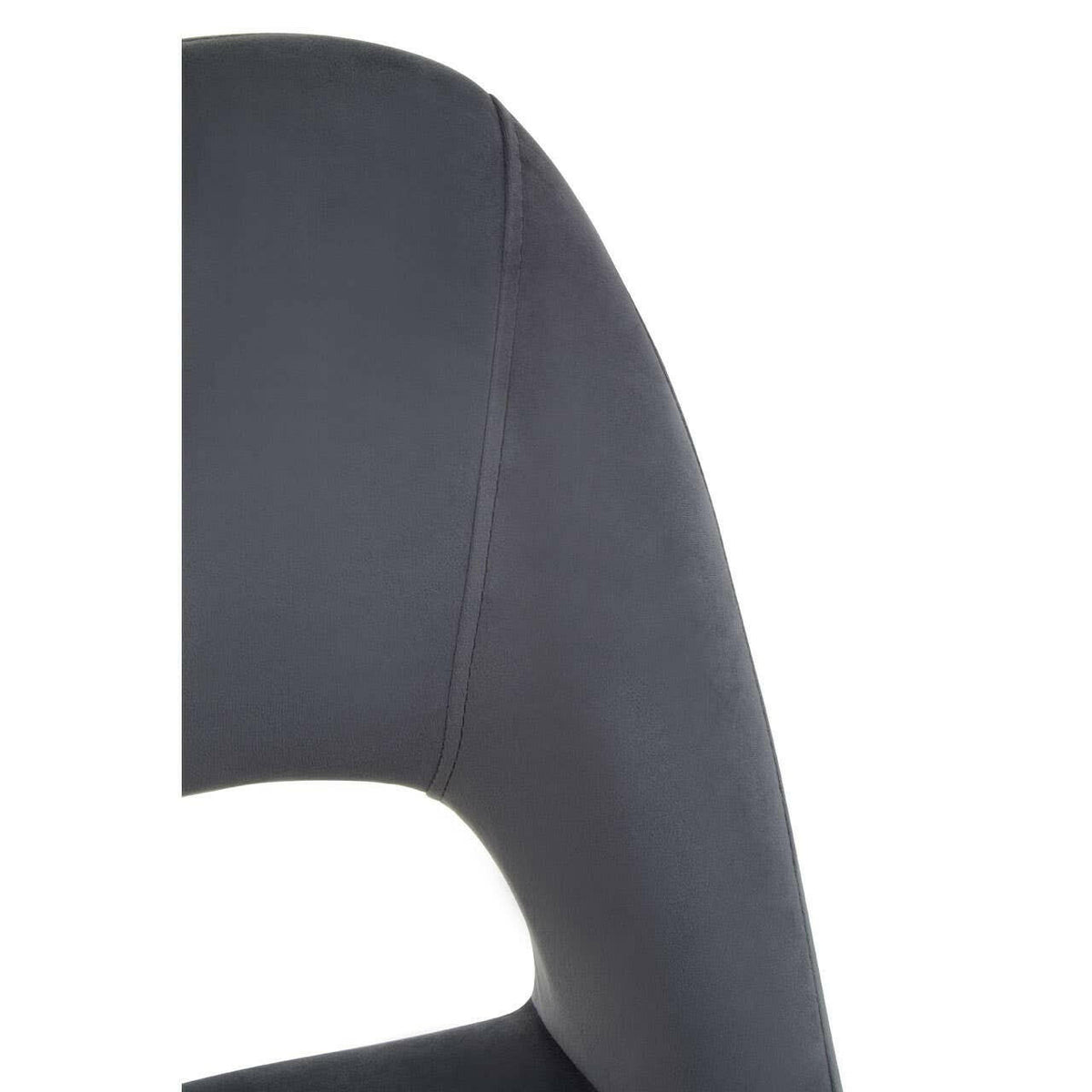 Warren Grey Velvet Dining Chair.