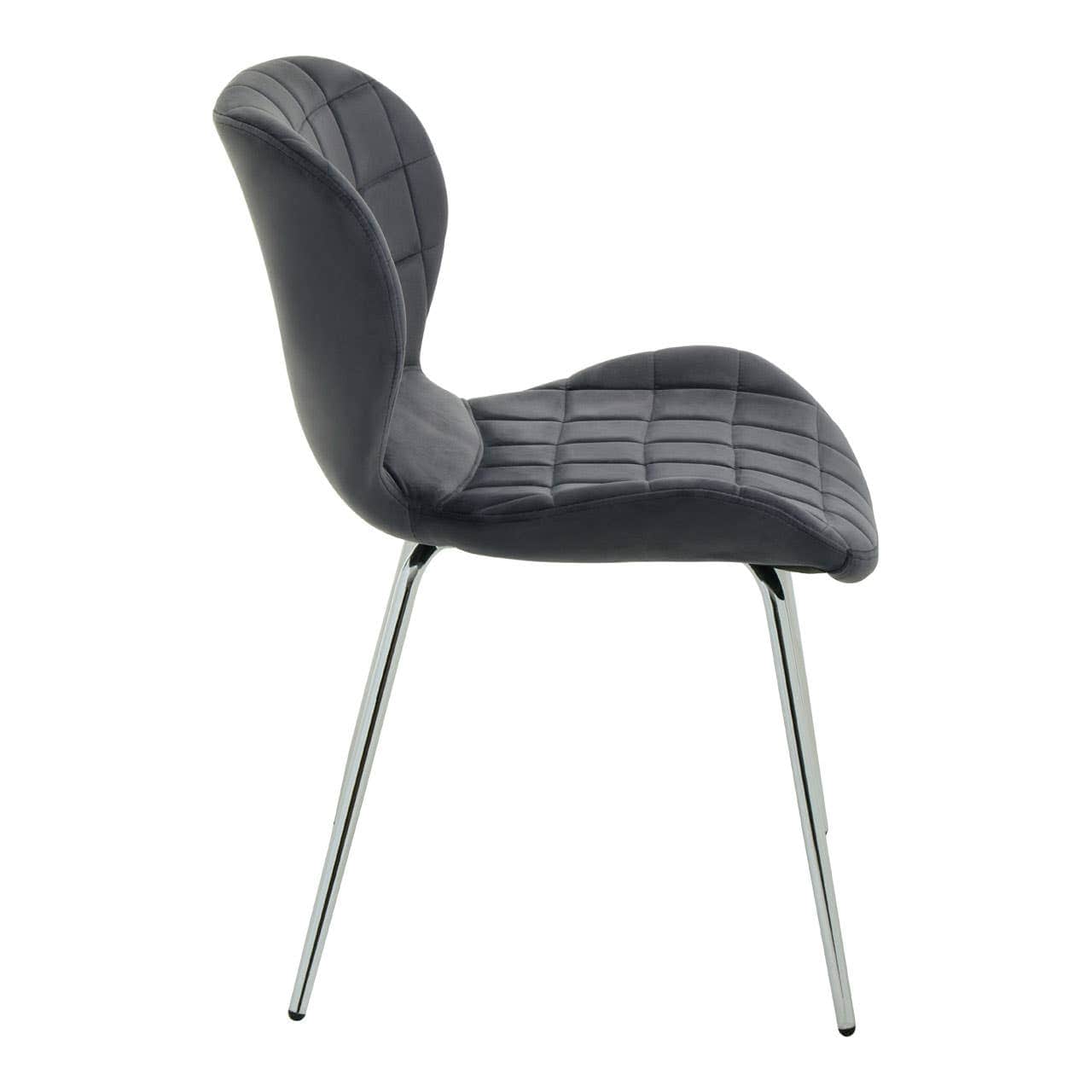 Noosa & Co. Dining Warton Grey Velvet Dining Chair House of Isabella UK