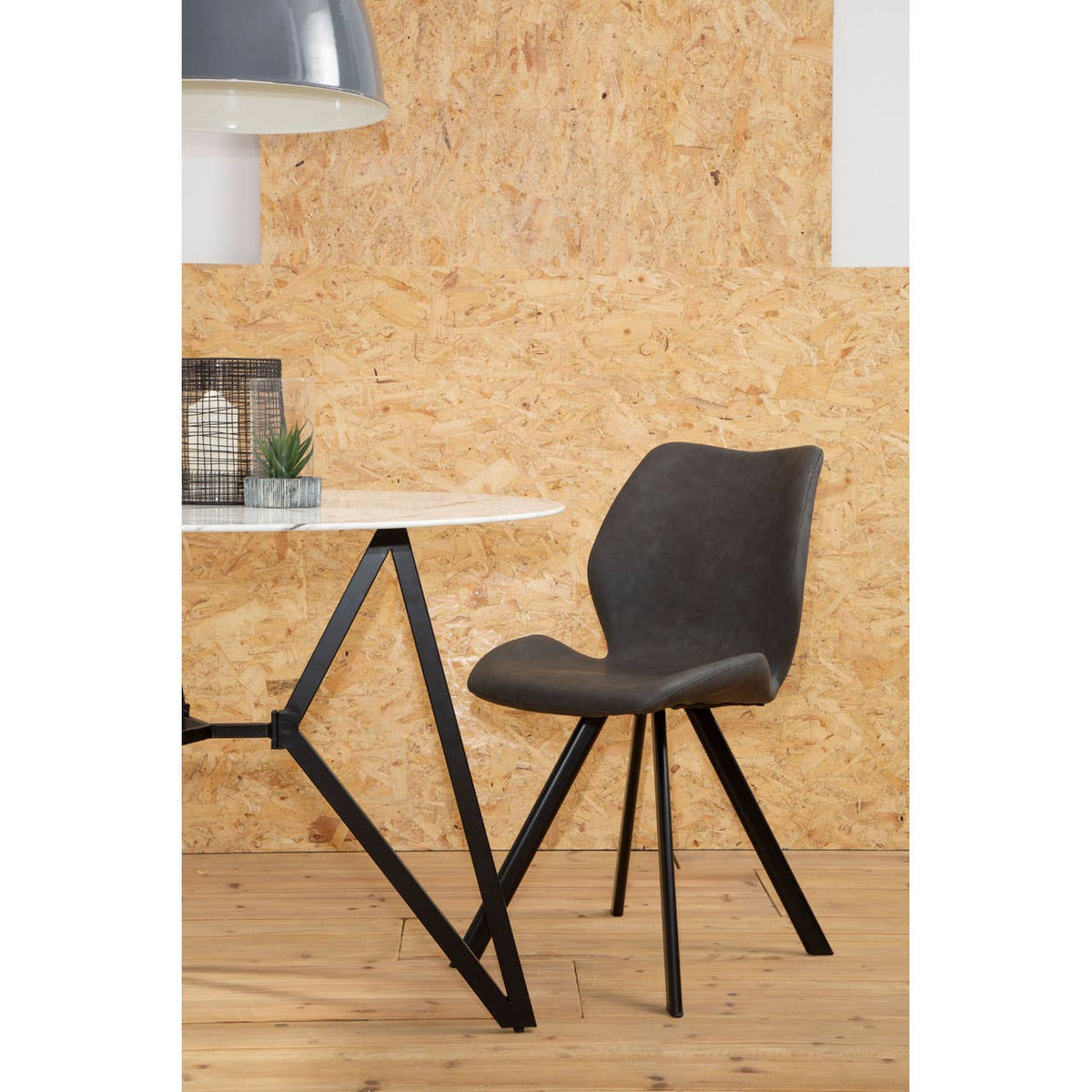 Weston Round Grey Dining Set.