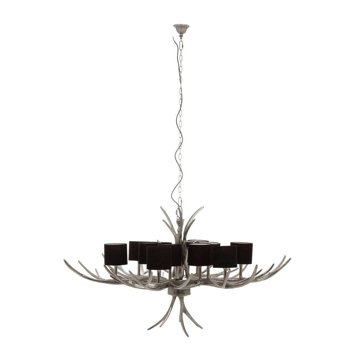 Noosa & Co. Lighting 12 Shade Large Antler Chandelier House of Isabella UK