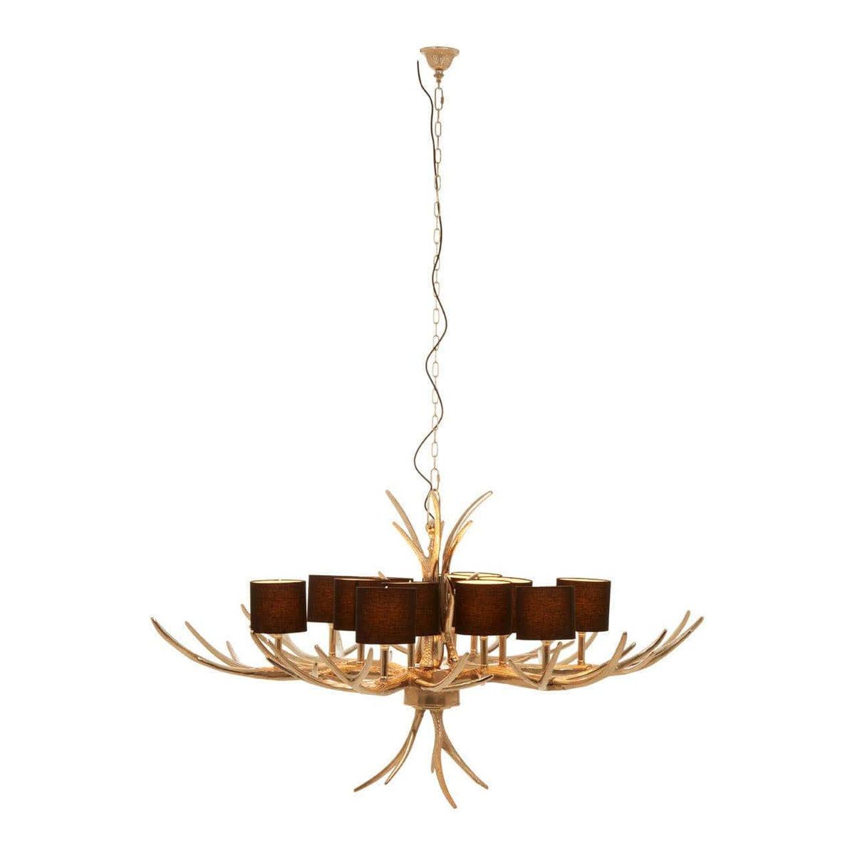 Noosa & Co. Lighting 12 Shade Large Antler Chandelier House of Isabella UK