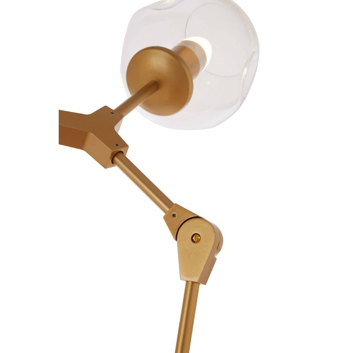 Abira 8 Bulb Gold Finish Pendant Lamp.