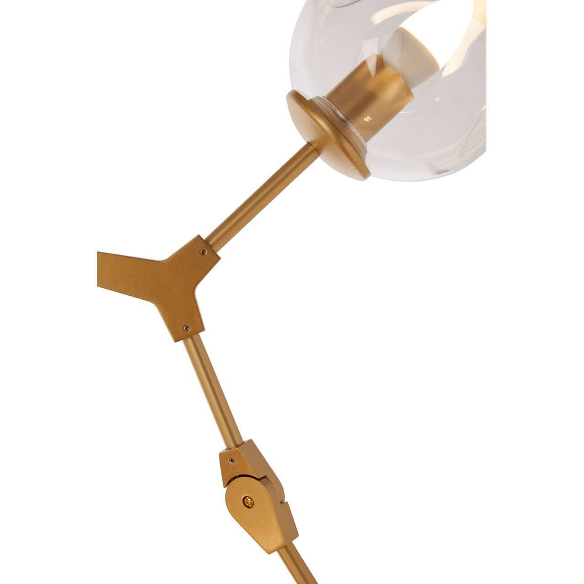 Abira 8 Bulb Gold Finish Pendant Lamp.