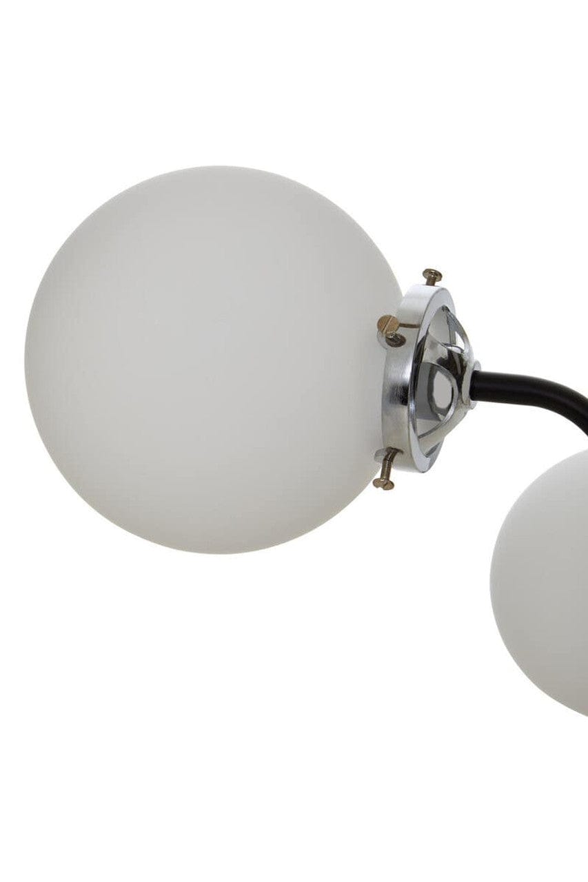 Noosa & Co. Lighting Abira Black And Chrome 16 Arm Pendant Light House of Isabella UK