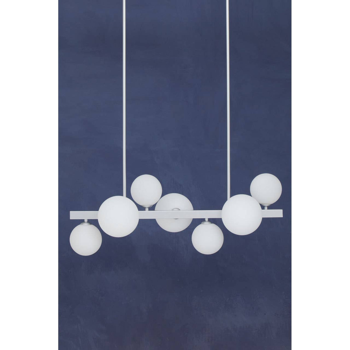 Abira Chrome 7 Bulb Pendant Lamp.