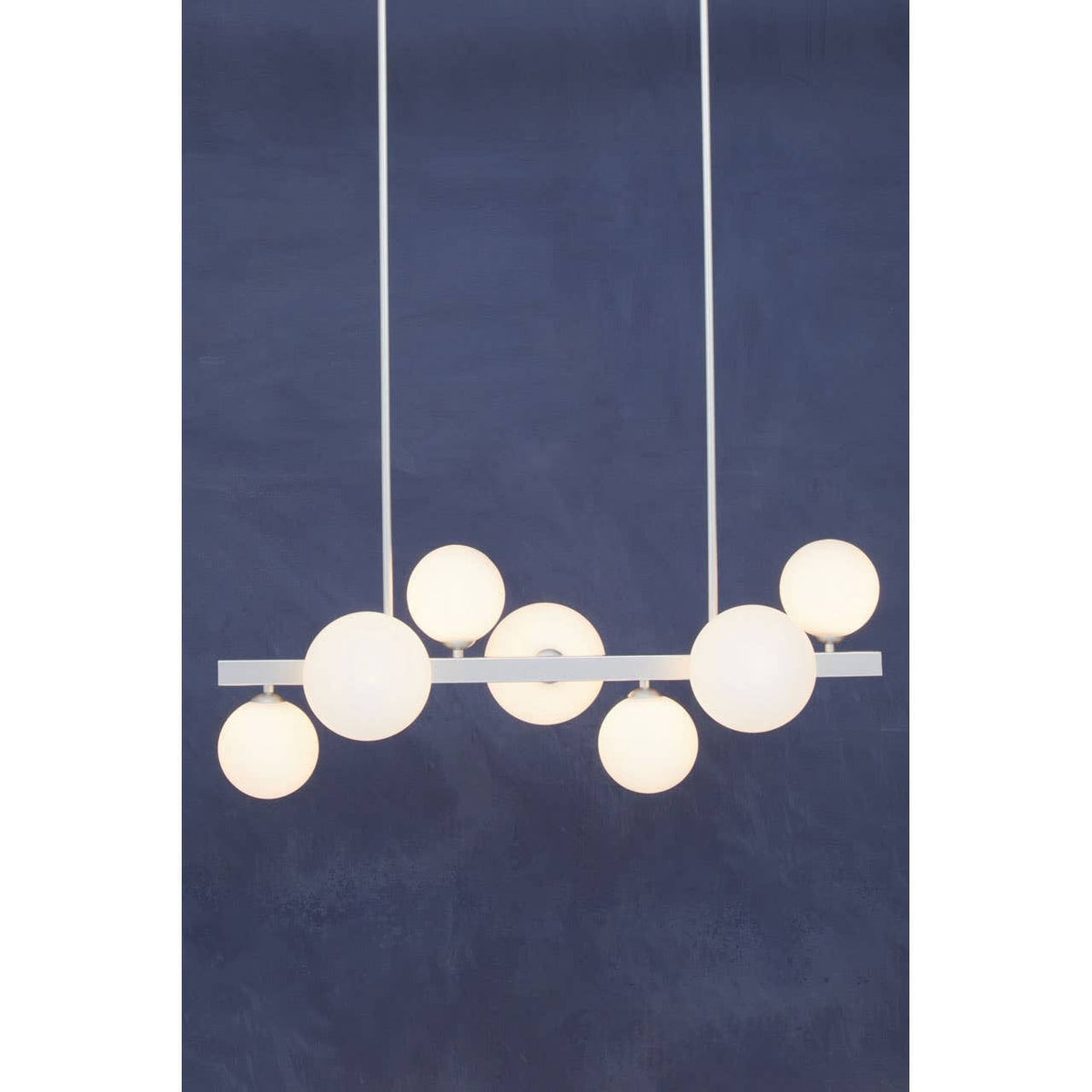 Noosa & Co. Lighting Abira Chrome 7 Light Pendant Lamp House of Isabella UK