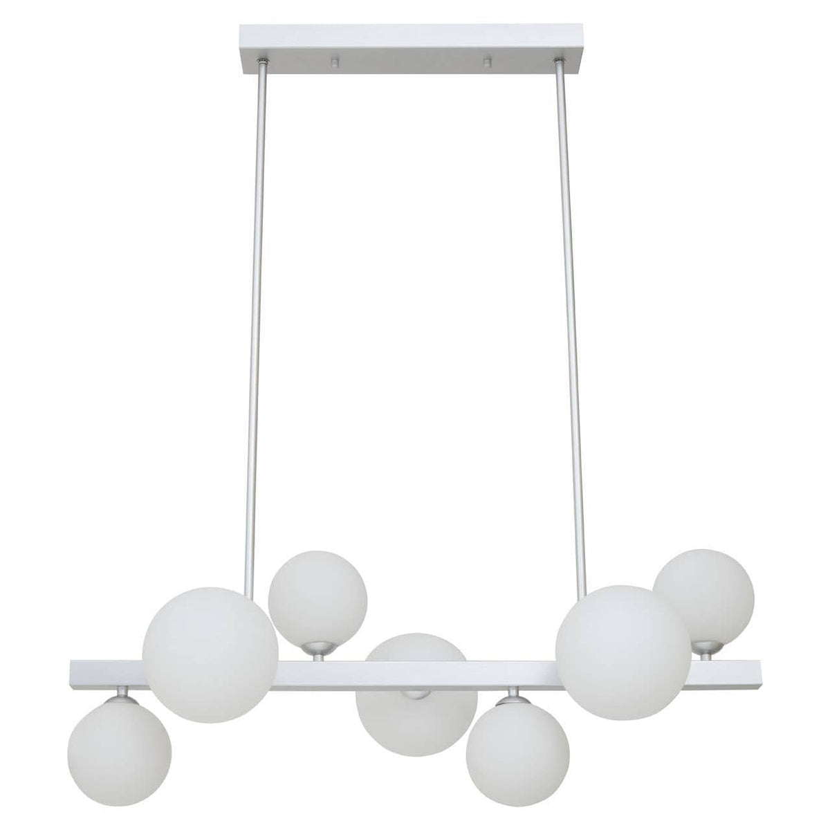 Noosa & Co. Lighting Abira Chrome 7 Light Pendant Lamp House of Isabella UK