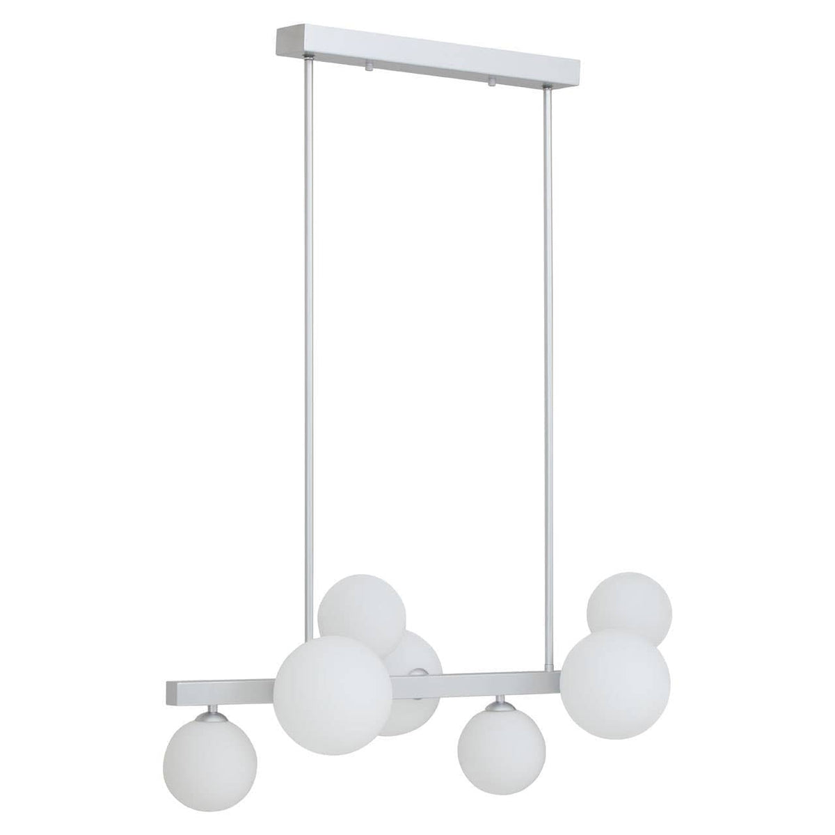 Noosa & Co. Lighting Abira Chrome 7 Light Pendant Lamp House of Isabella UK