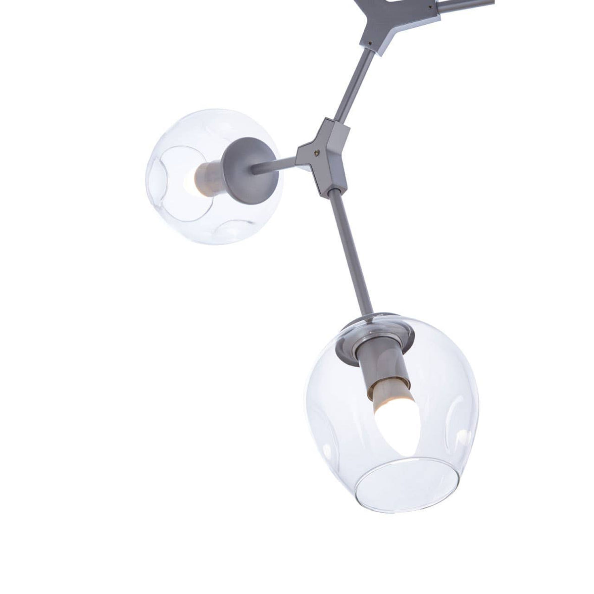 Abira Silver Finish Pendant Lamp.