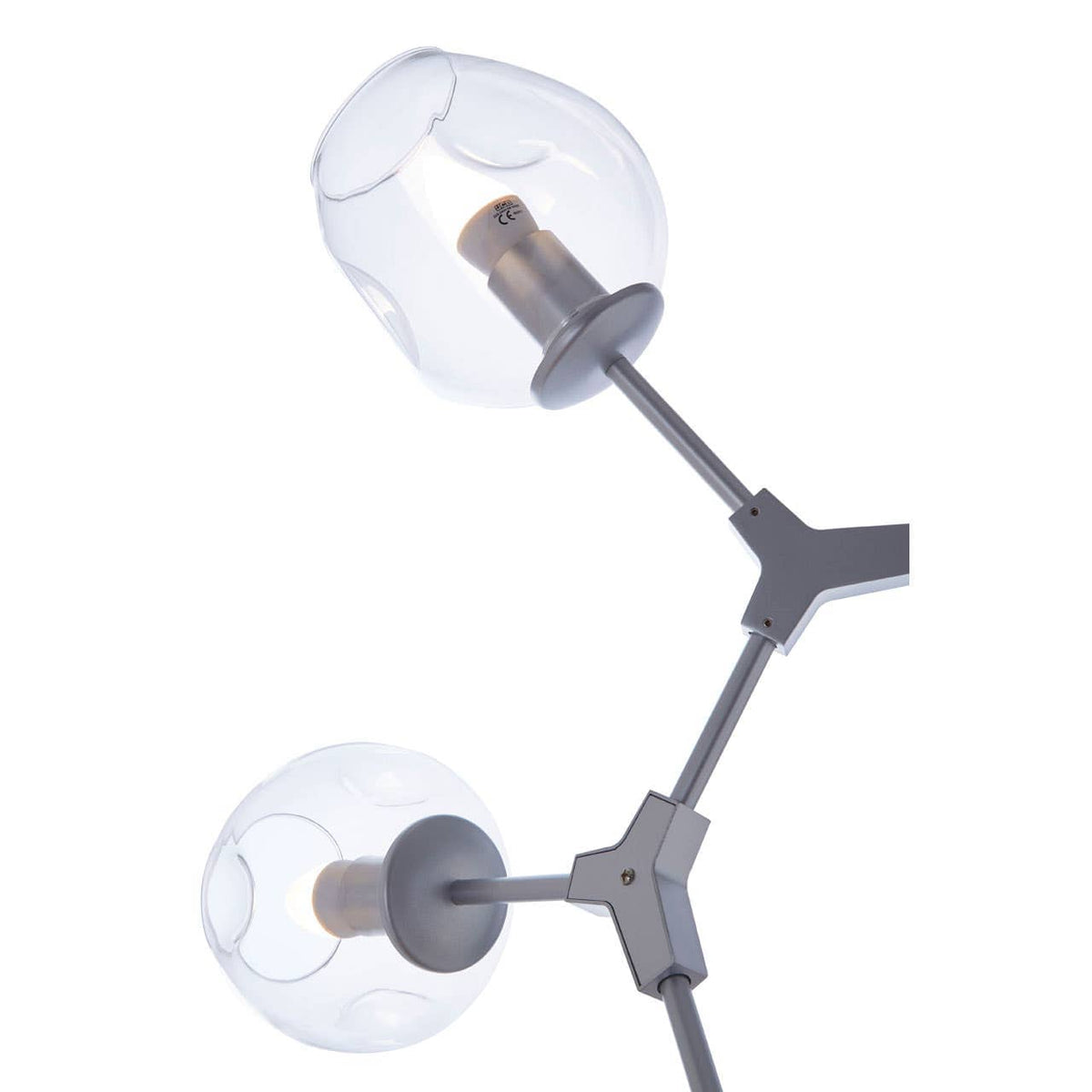 Abira Silver Finish Pendant Lamp.