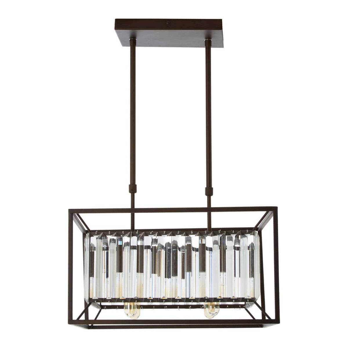 Akiko 4 Bulb Black Finish Pendant Lamp.