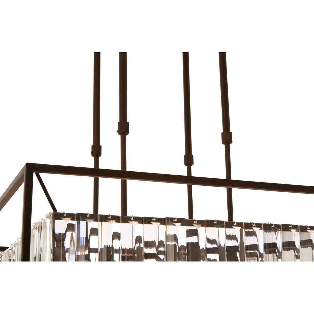 Akiko 6 Bulb Black Finish Pendant Lamp.