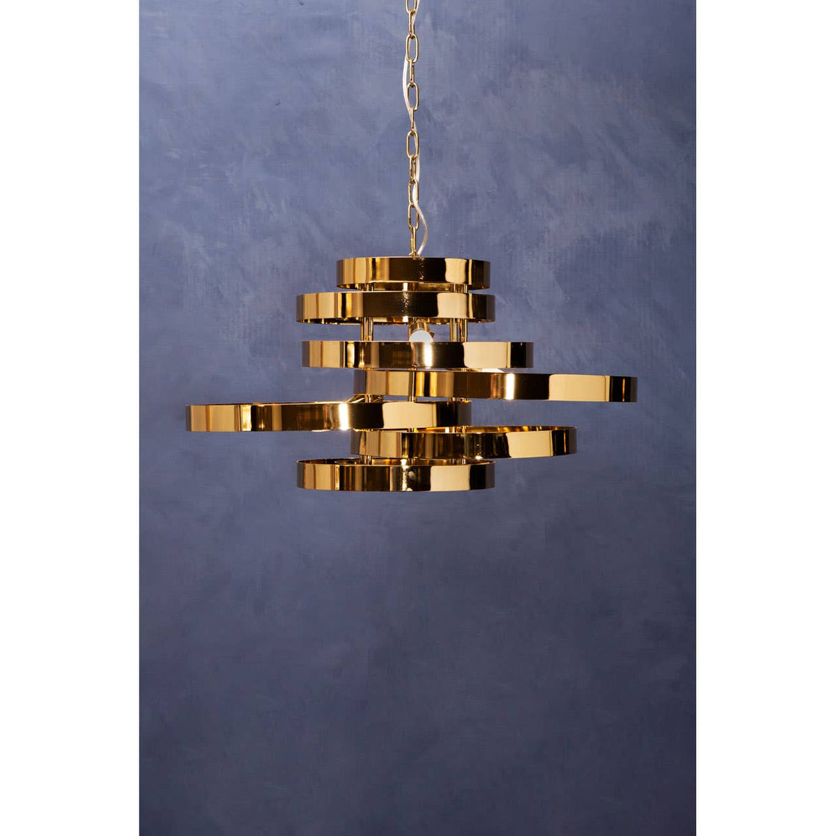 Alana 5 Bulb Gold Finish Pendant Lamp.