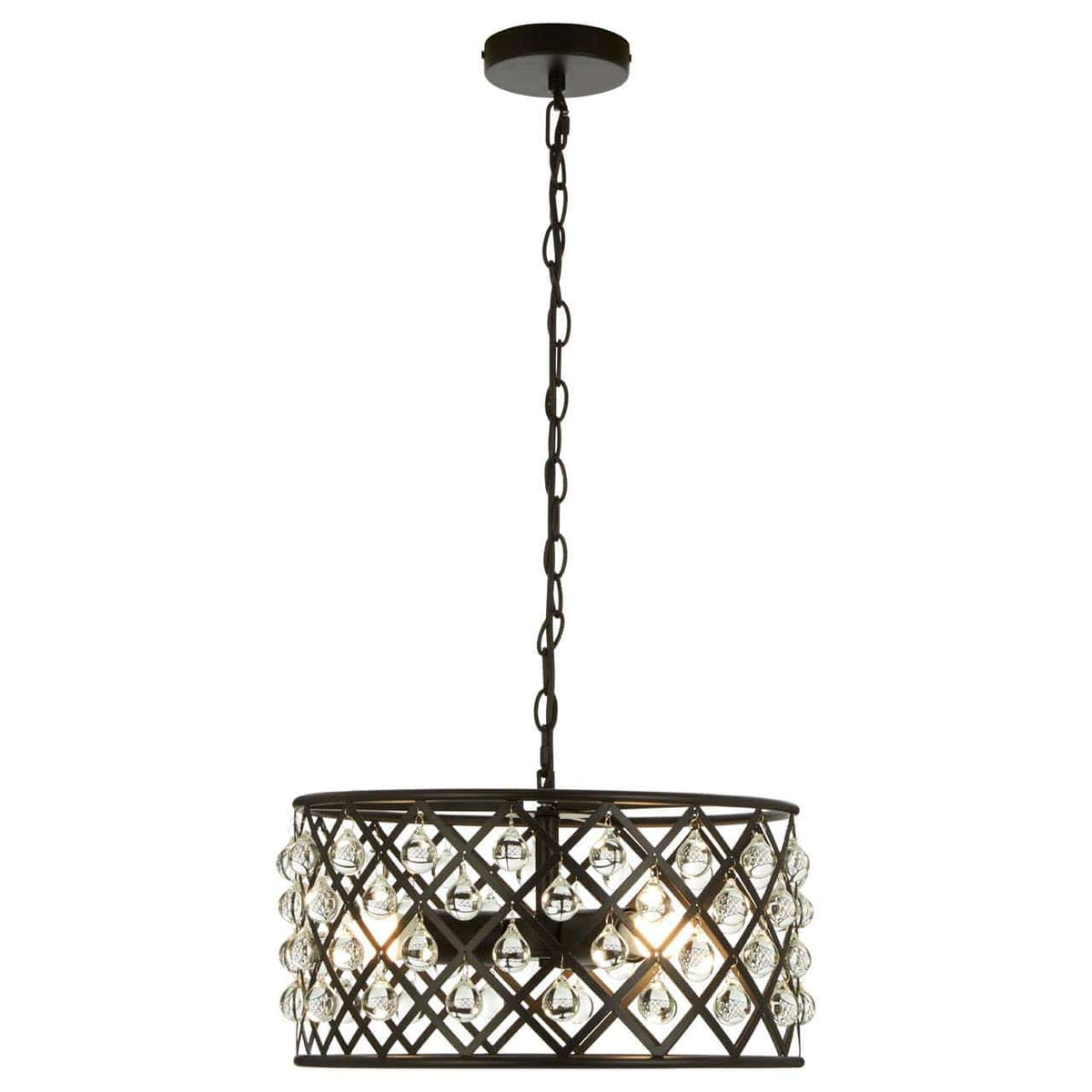 Albir 3 Bulb Cross Design Pendant Lamp.