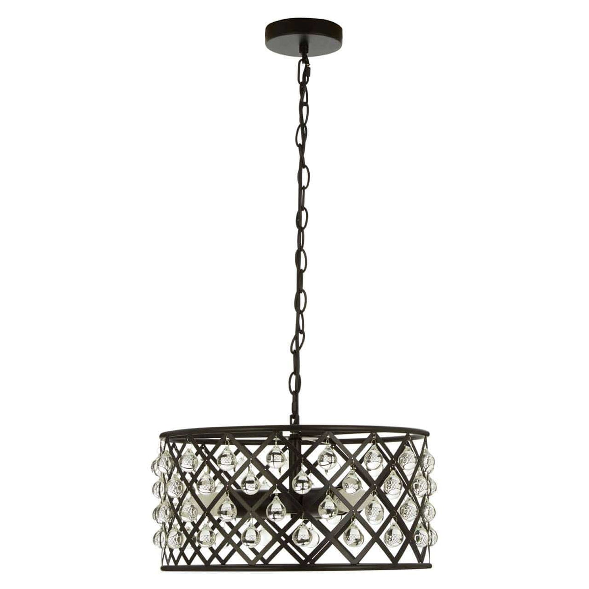 Albir 3 Bulb Cross Design Pendant Lamp.