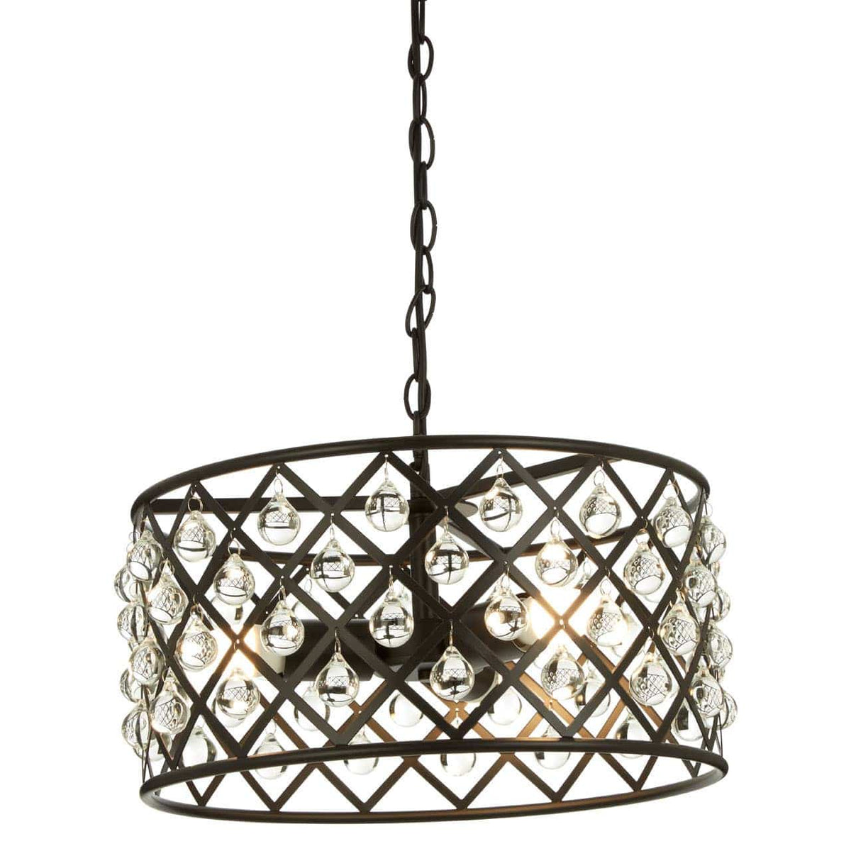 Albir 3 Bulb Cross Design Pendant Lamp.