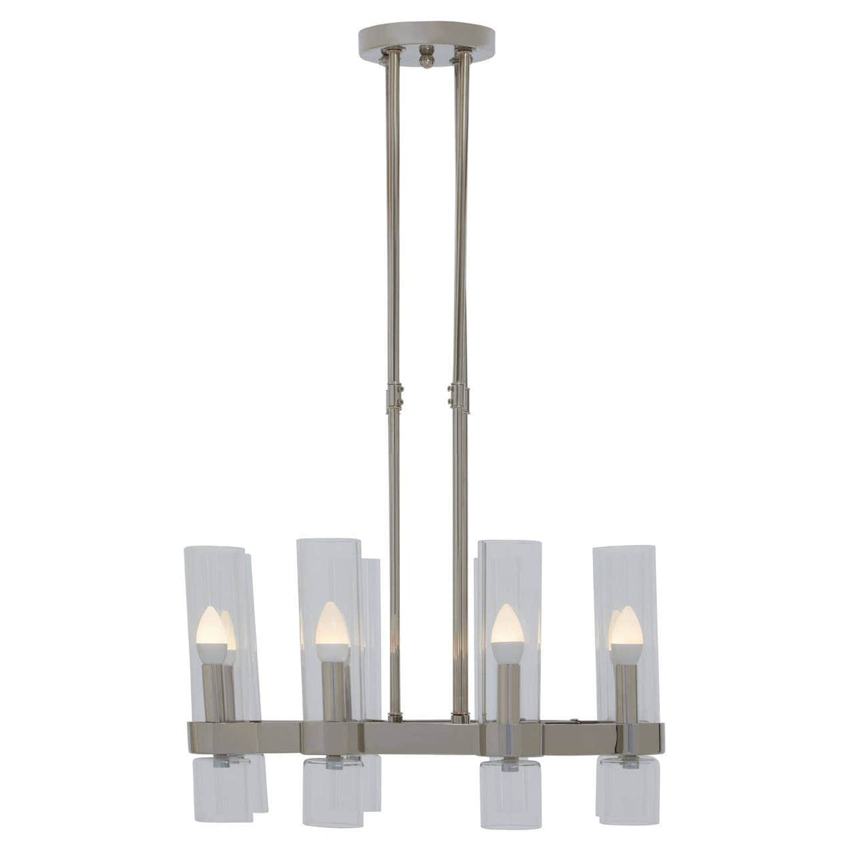 Alexis Nickel Finish Pendant Light.