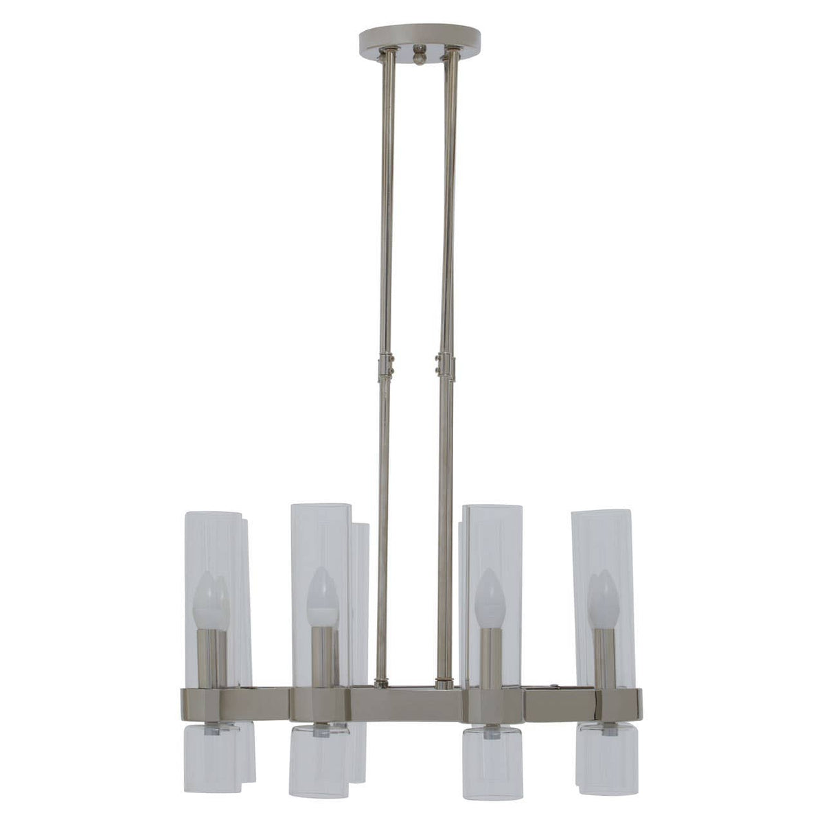 Alexis Nickel Finish Pendant Light.