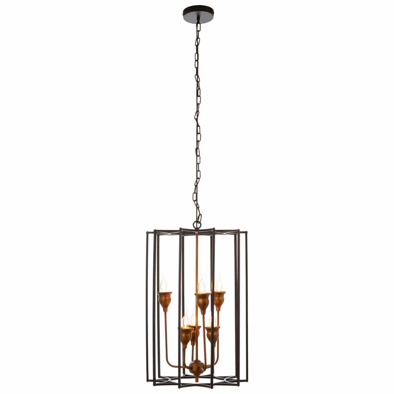 Noosa & Co. Lighting Allas 6 Bulb Pendant Lamp House of Isabella UK