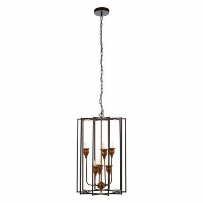 Noosa & Co. Lighting Allas 6 Bulb Pendant Lamp House of Isabella UK