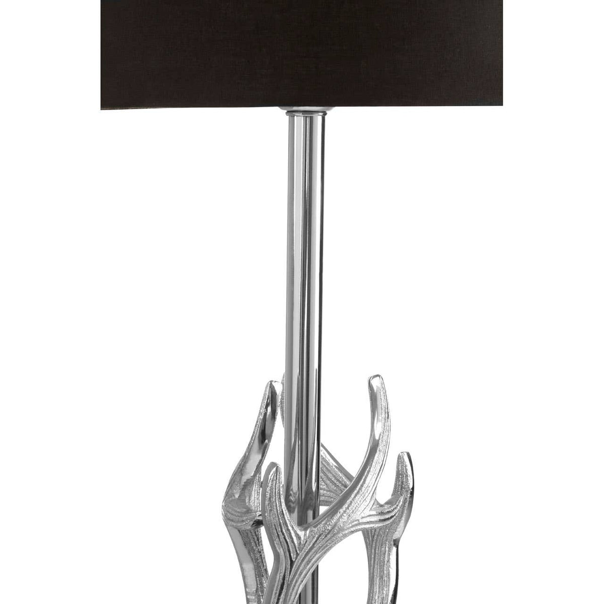 Antler Table Lamp With Marble Base.