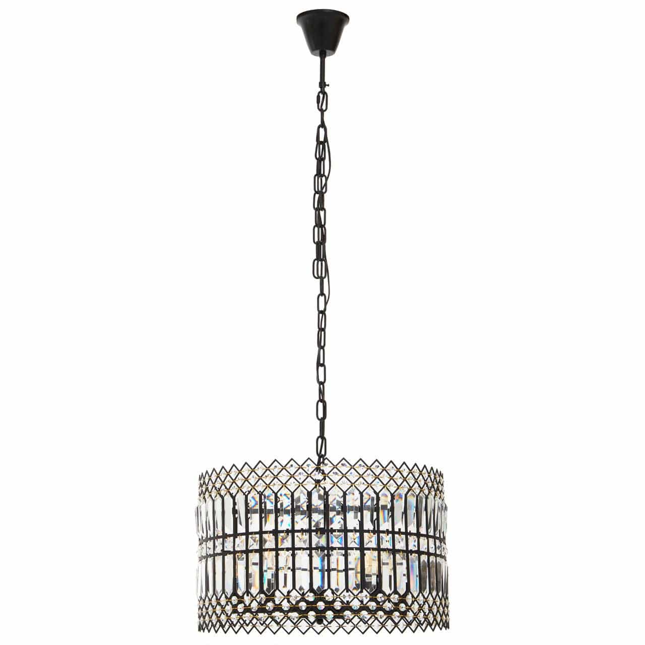 Noosa & Co. Lighting Babylon 5 Light Crystal Pendant Light House of Isabella UK