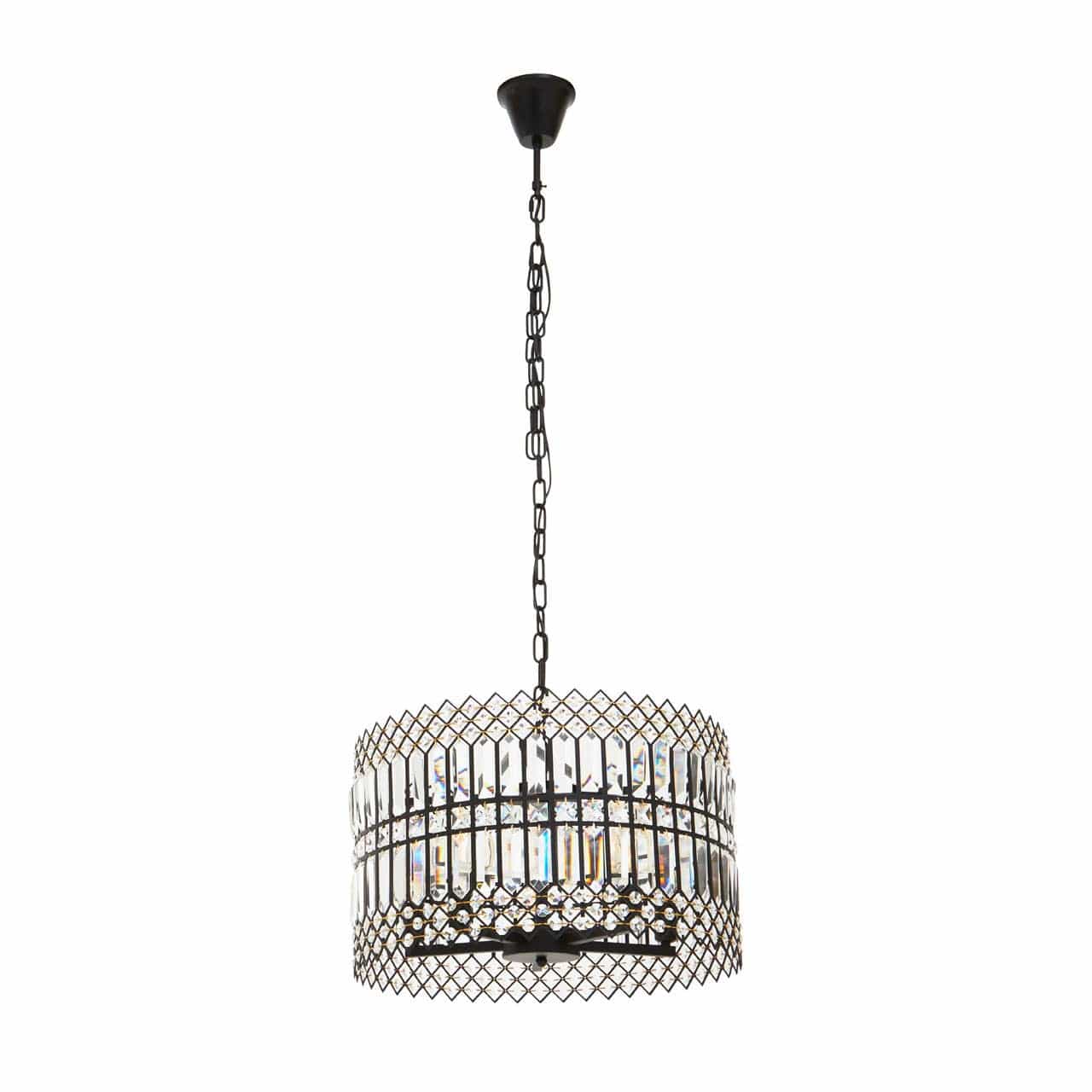 Noosa & Co. Lighting Babylon 5 Light Crystal Pendant Light House of Isabella UK