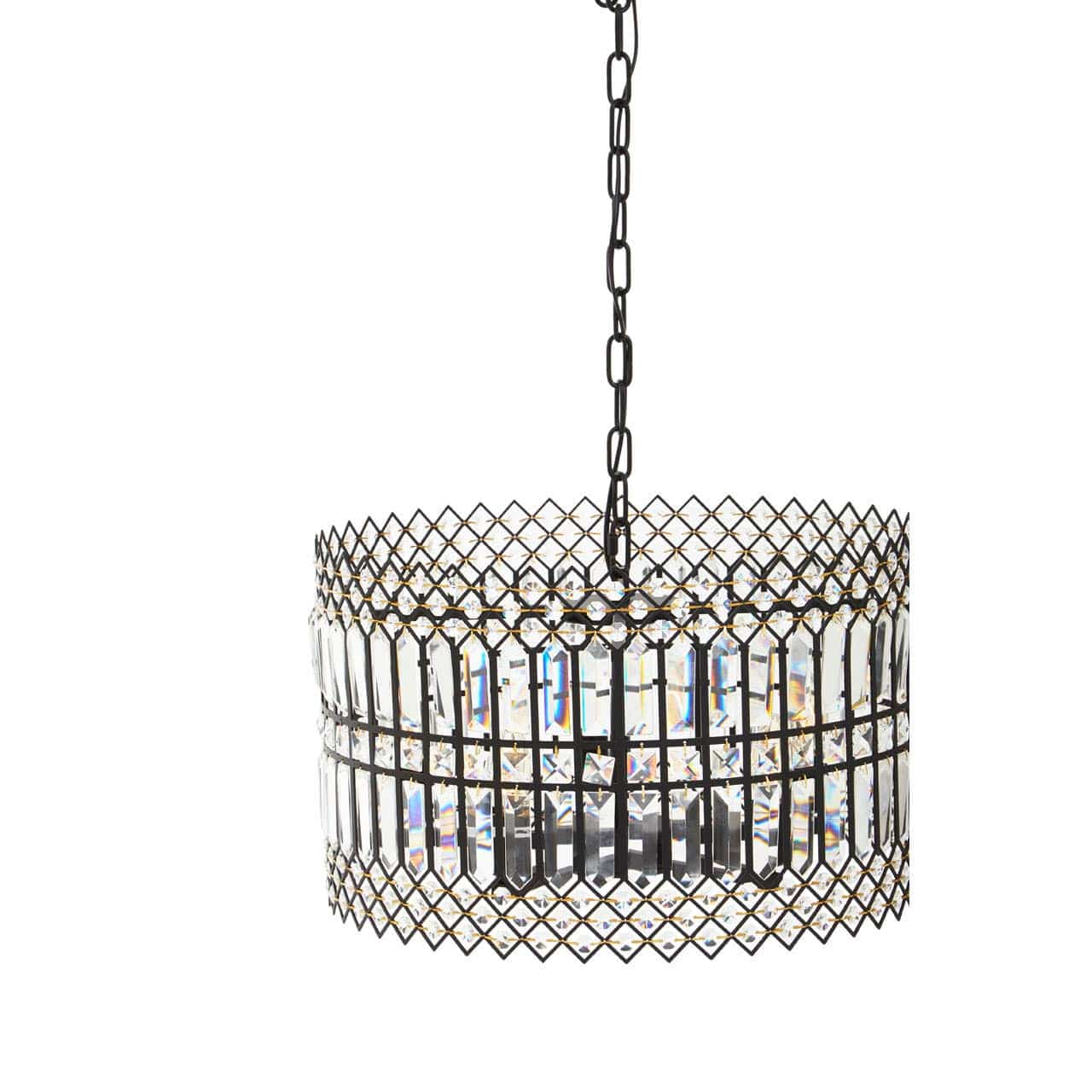 Noosa & Co. Lighting Babylon 5 Light Crystal Pendant Light House of Isabella UK