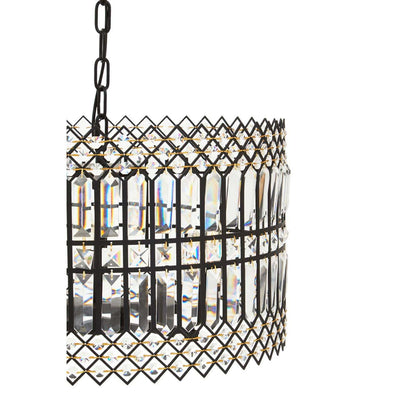 Noosa & Co. Lighting Babylon 5 Light Crystal Pendant Light House of Isabella UK