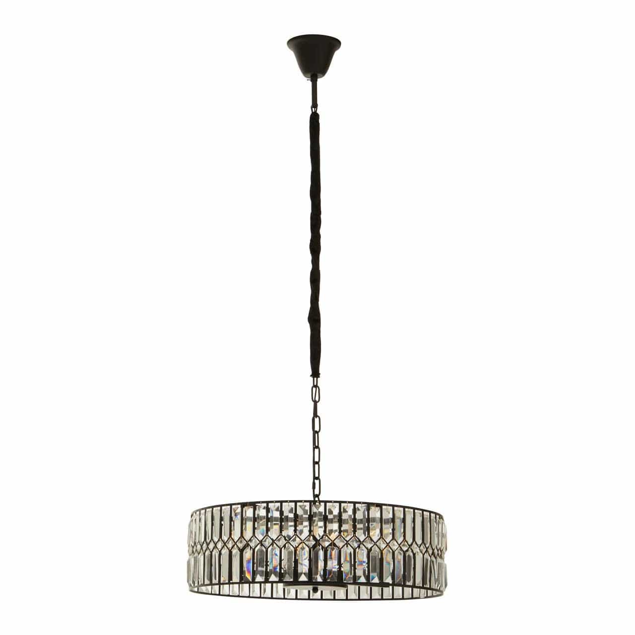 Noosa & Co. Lighting Babylon 6 Bulb Crystal Chandelier House of Isabella UK