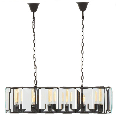 Noosa & Co. Lighting Babylon Black 12 Light Pendant Light House of Isabella UK