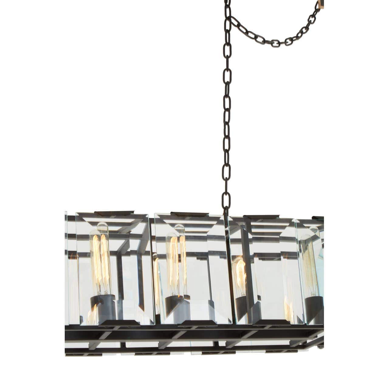 Noosa & Co. Lighting Babylon Black 12 Light Pendant Light House of Isabella UK