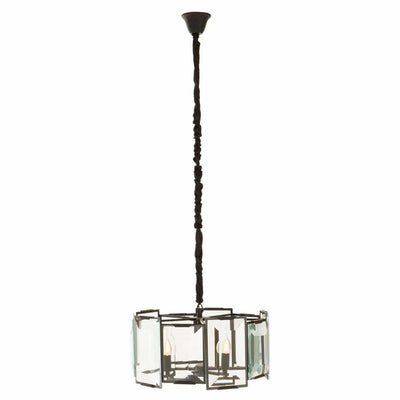 Noosa & Co. Lighting Babylon Black 6 Light Chandelier House of Isabella UK